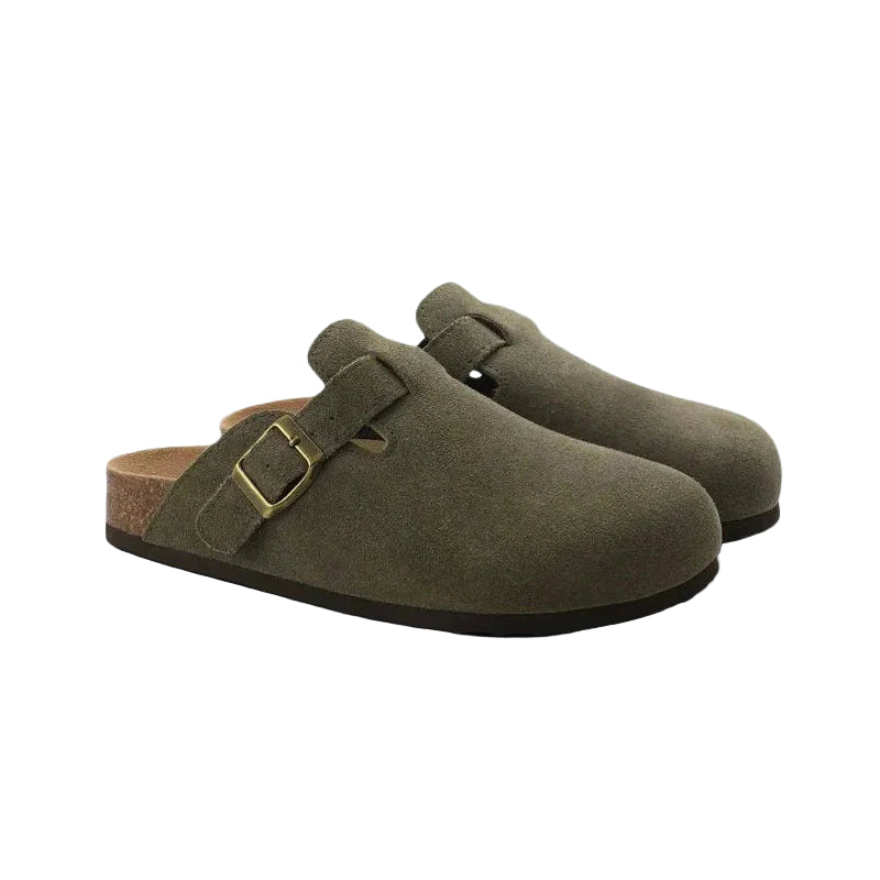 Old Money Suede Clogs
