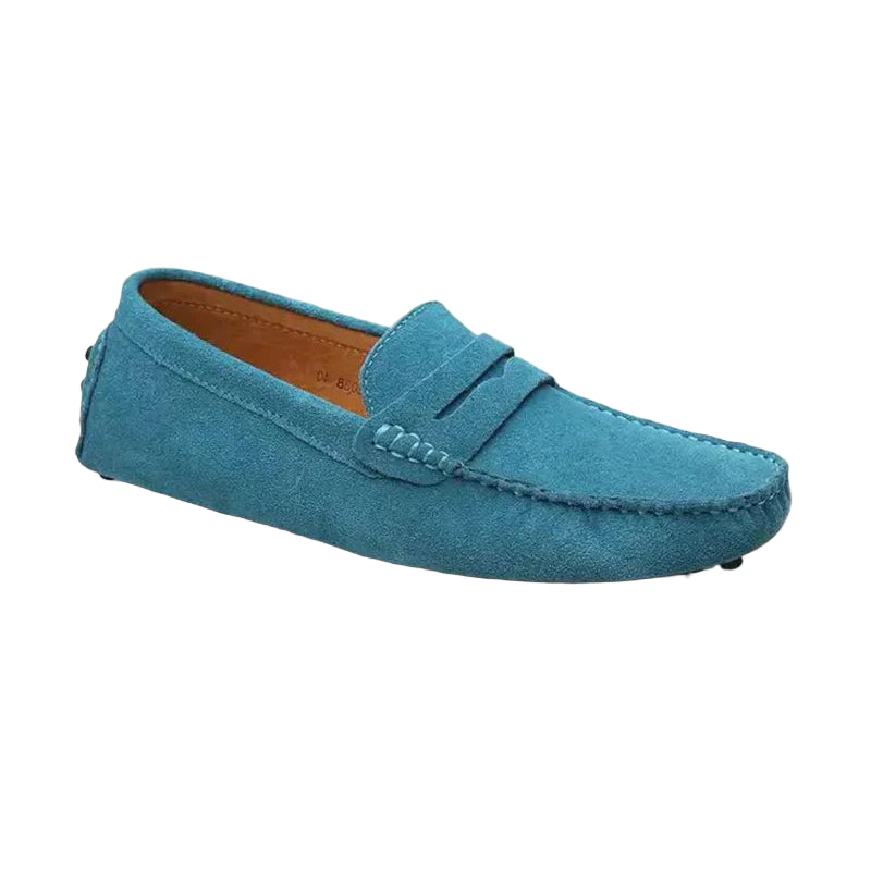Suede Driver Loafers